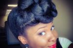 Faux Up Do Hairstyle Easy Updos For Short Hair To Do Yourself 4