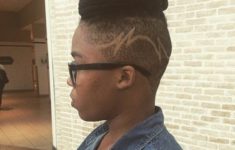 79 Most Inspiring Braids Hairstyle for Women High-Braided-Bun-with-Shaved-Sides-Most-Inspiring-Braids-Hairstyle-for-Women-6-235x150