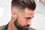 High Fade Slicked Combover Pomp With Groomed Beards Hairstyles For Older Men With Beards 5