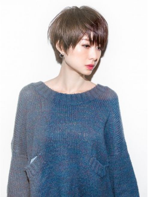High Pixie With Bangs Asian hairstyles for women 6