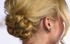 79 Most Inspiring Braids Hairstyle for Women Knotted-Chignon-Most-Inspiring-Braids-Hairstyle-for-Women-2-235x150
