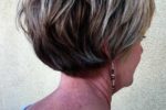 Layered Graduated Bob For Seniors With Thin Hair That Give Youthful Look 2