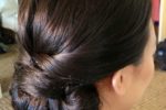 Low Bun With Side Swept Asian Women Hairstyles 6