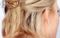 Top 78 Easy Updos for Short Hair to Do Yourself Pinned-Back-Waves-Easy-Updos-for-Short-Hair-to-do-Yourself-4-235x150