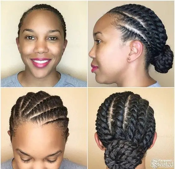 Top 78 Easy Updos for Short Hair to Do Yourself PinnedBack-Twist-Hairstyle-Easy-Updos-for-Short-Hair-to-do-Yourself-1