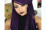 Punky Purple Most Inspiring Braids Hairstyle For Women 3