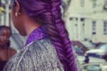 Punky Purple Most Inspiring Braids Hairstyle For Women 5