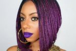 Punky Purple Most Inspiring Braids Hairstyle For Women 6