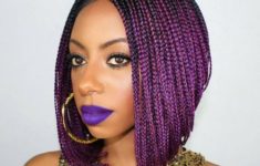 79 Most Inspiring Braids Hairstyle for Women Punky-Purple-Most-Inspiring-Braids-Hairstyle-for-Women-6-235x150