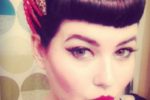 Rockabilly Bangs Easy Updos For Short Hair To Do Yourself 6