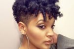 Short Curly With Shaved Side Easiest Short Curly Hairstyles Ideas 4