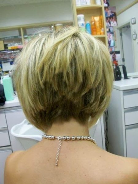 Short Wedge Bob for Seniors with Thin Hair That Give Youthful Look 4