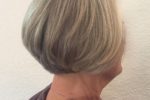 Short Wedge Bob For Seniors With Thin Hair That Give Youthful Look 6
