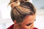 Space Braided Bun With Pig Tails Most Inspiring Braids Hairstyle For Women 3