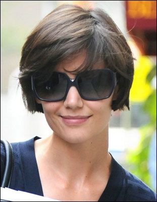 100 Flattering Short Hairstyles for Women Over 50 with Fine Hair Stacked-choppy-bob-cut