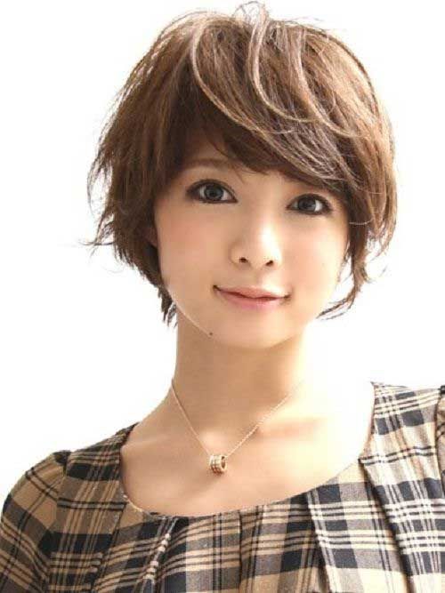 Textured Pixie With Bangs Asian hairstyles for women 5