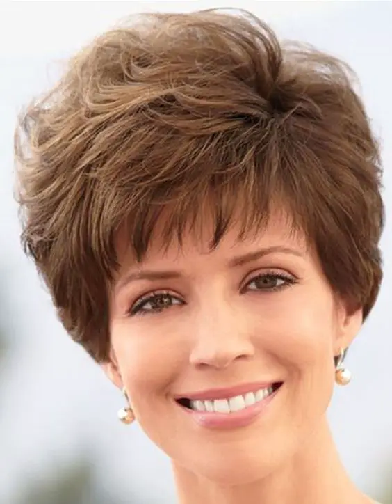 100 Flattering Short Hairstyles for Women Over 50 with Fine Hair (2022) Textured-pixie-cut-with-heavy-layers-2