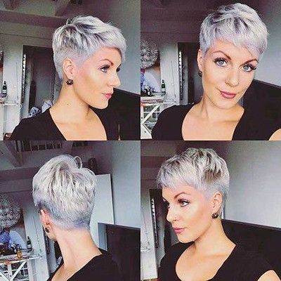 100 Flattering Short Hairstyles for Women Over 50 with Fine Hair Very-short-layered-haircuts