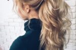 Textured Ponytail Hairstyles For Bridesmaid 4