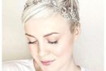 Pixie Cut With Beaded Headband For Wedding 4