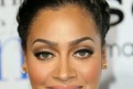 Big Bun And Braid Hairstyle For African American Wedding 4