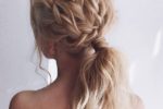 Textured Ponytail Hairstyles For Bridesmaid 5