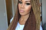 Straight Full Braid Hairstyle For African American Women 4