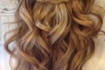 Half Up Half Down + Twist Hairstyles For Bridesmaid 6