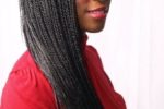 Straight Full Braid Hairstyle For African American Women 5