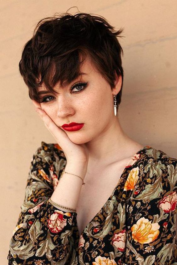 25 Short Haircut Styles that Make You Look Way Younger Messy-pixie