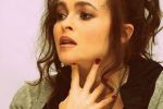 Helena Bonham Carter Lovely Updo With Bun And Bangs