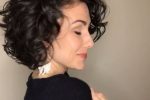 Short Curly Shag Hairstyle