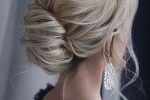 Loose Twisted Updo Hairstyle