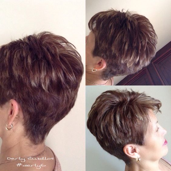 Textured Pixie with Highlights