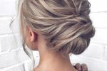 Loose Twisted Updo Hairstyle