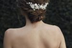 Hair Updo With Floral Piece