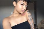 Temple Shave Pixie Hairstyle