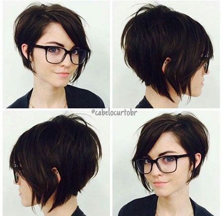 Funky Pixie Haircut with Long Sideburns