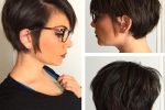 Funky Pixie Haircut With Long Sideburns