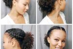 Messy Buns Braid Hairstyle For Short African Hair