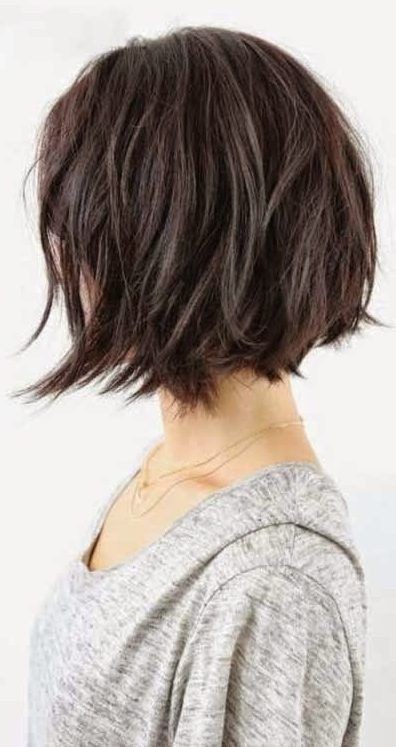 Messy Choppy Layers - 20 Simple and Easy Short Hairstyles for Older ...