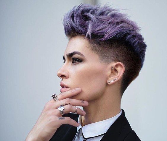 45 Perfect Spiky Hairstyles for Older Women Short-spiky-mohawk-haircut