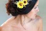 Wedding Hairstyles With Sunflowers