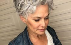 Appropriate Short Curly Hairstyles for Older Women in 2020 grey-curly-hairstyle-8-235x150