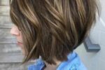 Short Stacked Bob Hairstyle 1