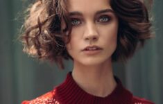 The Best Hairstyles for Women with Short Wavy Hair in 2020 short-wavy-middle-part-7-235x150