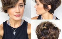 The Best Hairstyles for Women with Short Wavy Hair in 2020 wavy-pixie-cut-1-235x150