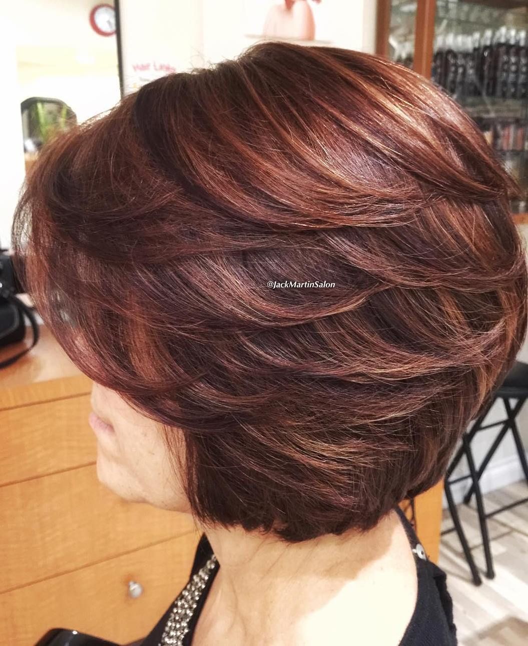 100 Timeless and Trendiest Short Haircut Styles for Over 50 Women fa4838dc35369510301ec856df3e44e8
