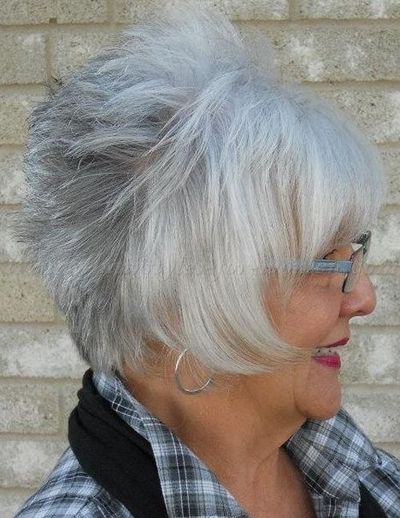 layered wedge haircuts for over 60