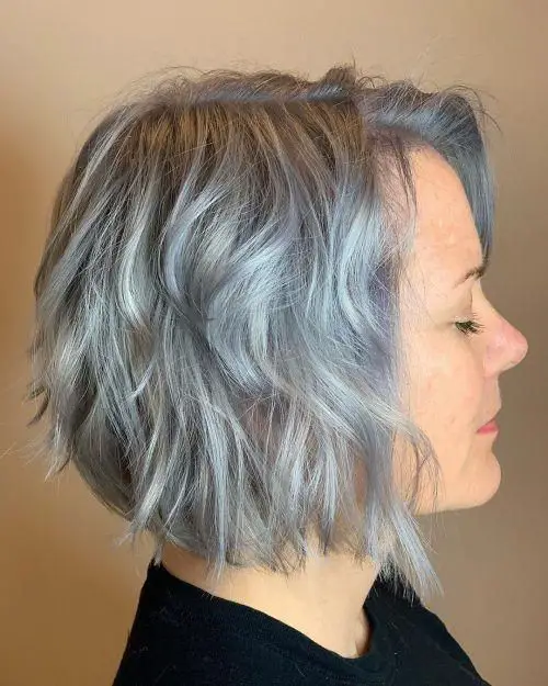 Short hairstyles for over 50 women with thick hair